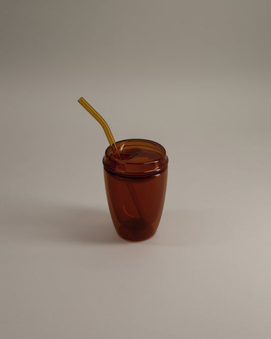 8oz Iced Latte Cup + Straw
