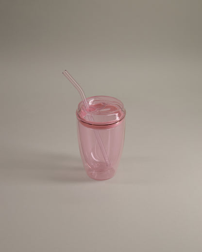 12oz Iced Latte Cup Set + Straw